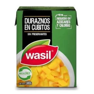DURAZNOS EN CUBITOS WASIL 380G