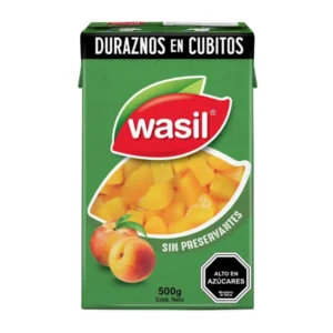 DURAZNOS CUBITOS WASIL 500GR
