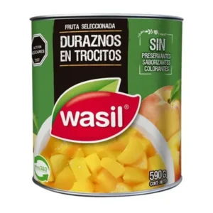 DURAZNOS EN  TROCITOS WASIL 590G