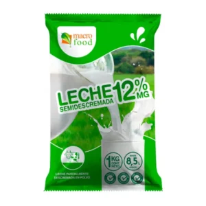 LECHE SEMIDESCREMADA MACROFOOD 12 % M.G. 1KG