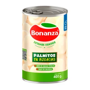 PALMITO BONANZA RODAJAS 400G