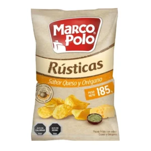 PAPAS RUSTICAS MARCO POLO QUESO OREGANO 185G