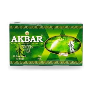 TE AKBAR GREEN TEA 20 BOLSAS