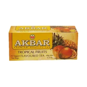 TE AKBAR TROPICAL FRUITS 20 BOLSAS