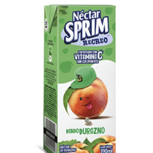 Nectar Sprim Recreo Durazno 190ml x 6