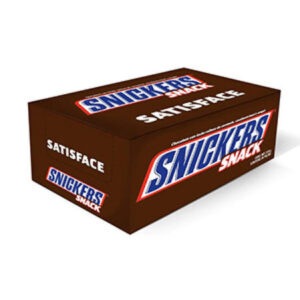 Chocolate Snickers 21,5g Display 24 unidades