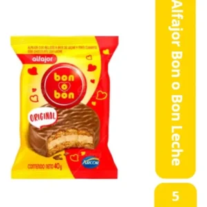 Alfajor Bon o Bon Leche 40g x5u