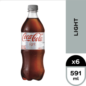 Coca-Cola Light Desechable 591 ml x6