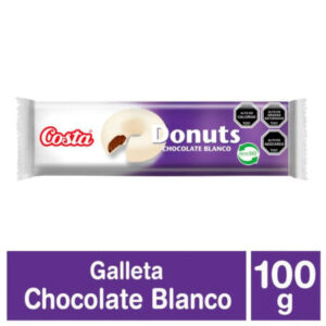 Galleta Donuts Chocolate Blanco 100g