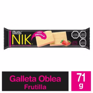 Galleta Nik Frutilla 71g