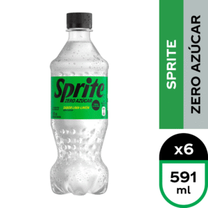 Sprite Zero Azúcar Desechable 591ml x6